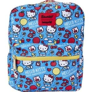 LOUNGEFLY SANRIO HELLO KITTY 50TH ANNIVERSARY MINI-BACKPACK